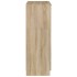 Mueble zapatero madera contrachapada roble Sonoma 59x35x100