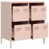 Aparador de acero laminado en frío rosa 68x39x73,5