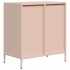 Aparador de acero laminado en frío rosa 68x39x73,5