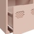 Aparador de acero laminado en frío rosa 68x39x73,5