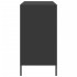 Aparador de acero laminado en frío negro 101,5x39x73,5