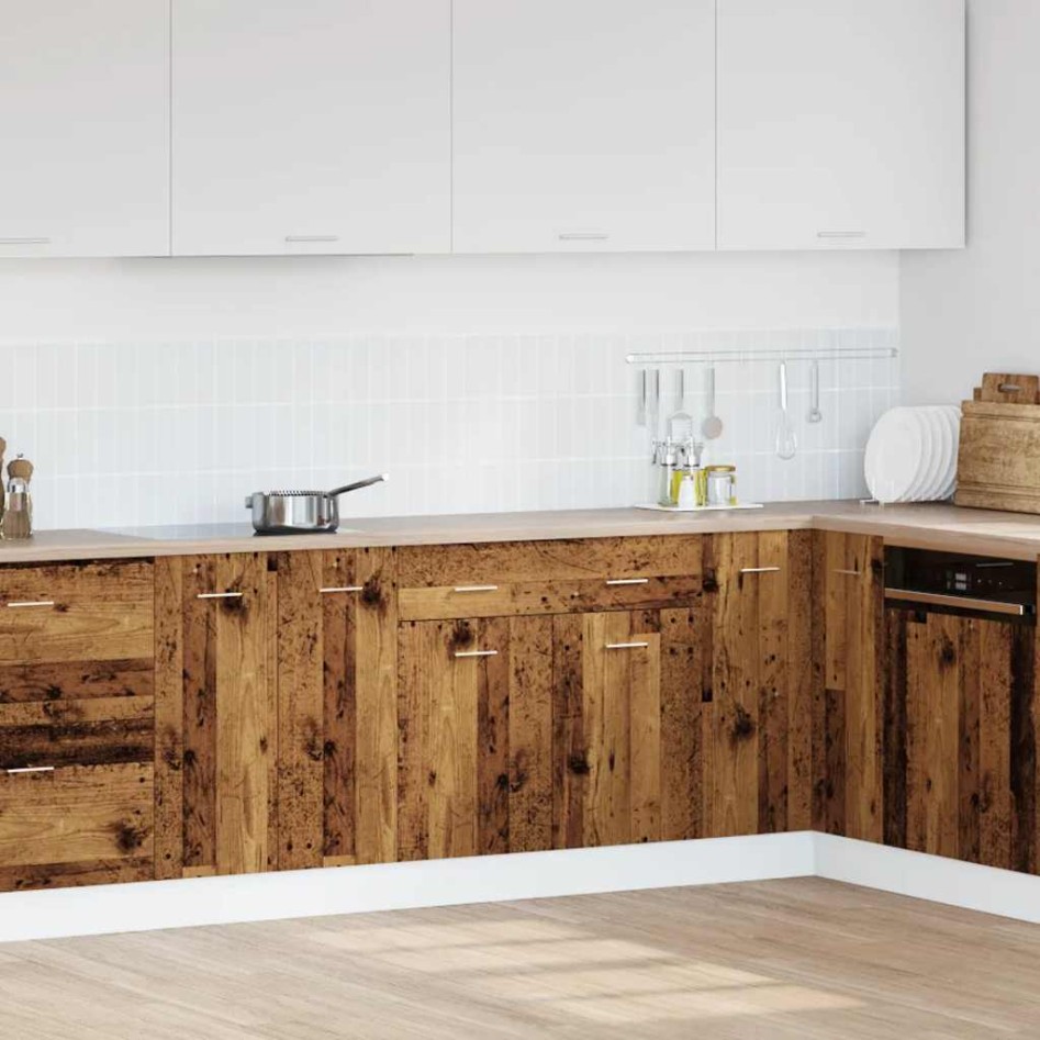 Armario inferior cajón madera envejecida 80x46x81,5