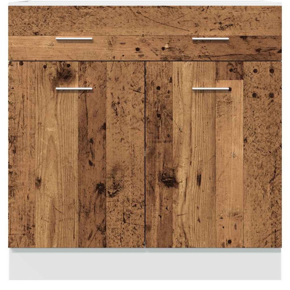 Armario inferior cajón madera envejecida 80x46x81,5