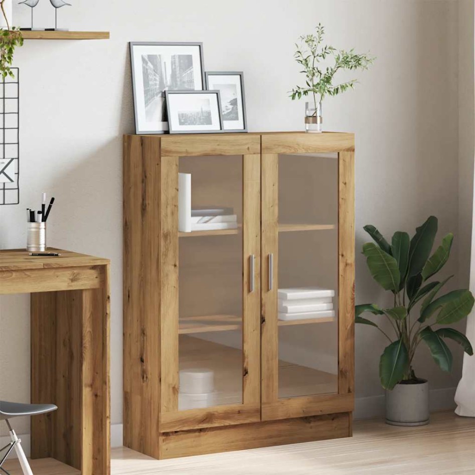 Armario de madera de ingeniería roble artisan 82,5x30,5x115