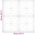 Paneles de pared 48 uds XPS origami verde 50x50 cm 12