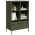 Aparador acero verde oliva 68x39x103,5
