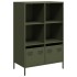 Aparador acero verde oliva 68x39x103,5