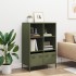 Aparador acero verde oliva 68x39x103,5