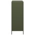 Aparador acero verde oliva 68x39x103,5
