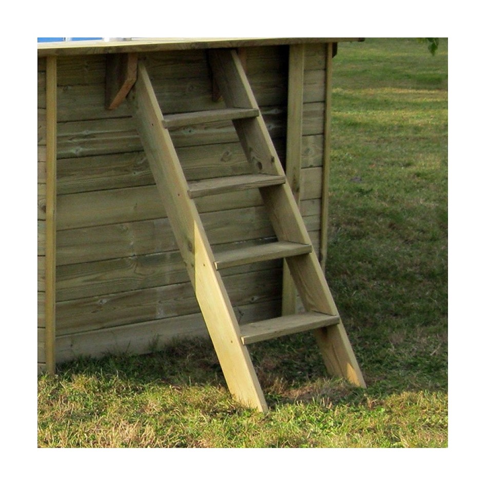 Vermela Piscina ovalada