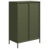 Aparador acero verde oliva 68x39x103,5