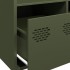 Aparador acero verde oliva 68x39x103,5