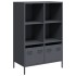 Aparador acero gris antracita 68x39x103,5
