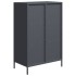 Aparador acero gris antracita 68x39x103,5