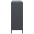 Aparador acero gris antracita 101,5x39x103,5