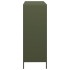 Aparador acero verde oliva 101,5x39x103,5