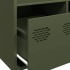 Aparador acero verde oliva 101,5x39x103,5