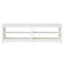 Banco zapatero de madera maciza de pino blanco 160x36,5x50