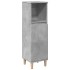 Set muebles de baño 2 piezas madera contrachapada gris
