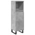 Set muebles de baño 2 piezas madera contrachapada gris