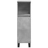 Set muebles de baño 2 piezas madera contrachapada gris