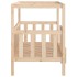 Cama para perros madera maciza de pino 105,5x83,5x100
