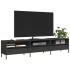 Mueble para TV acero laminado en frío negro 202x39x43,5