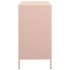 Aparador de acero laminado en frío rosa 68x39x73,5