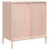 Aparador de acero laminado en frío rosa 68x39x73,5