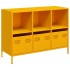 Aparador acero laminado frío amarillo mostaza 101,5x39x73,5