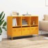 Aparador acero laminado frío amarillo mostaza 101,5x39x73,5