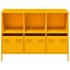 Aparador acero laminado frío amarillo mostaza 101,5x39x73,5