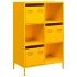 Aparador de acero amarillo mostaza 68x39x103,5