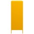 Aparador de acero amarillo mostaza 68x39x103,5
