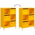 Aparador de acero amarillo mostaza 68x39x103,5