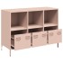 Aparador de acero laminado en frío rosa 101,5x39x73,5