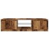 Mueble TV luces LED madera ingeniería envejecida 140x40x35,5
