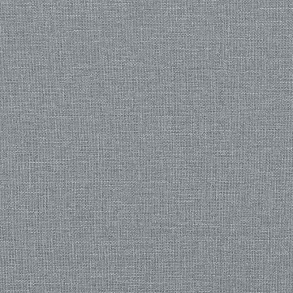 Sillón mecedora con taburete tela gris