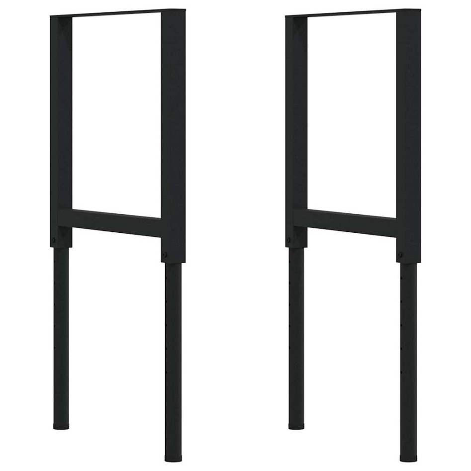 Banco de trabajo madera maciza de roble 80x60x(71,5-98)