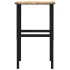 Banco de trabajo madera maciza de roble 80x60x(71,5-98)