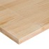 Banco de trabajo madera maciza de roble 80x60x(71,5-98)