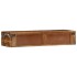 Mueble de TV de pared madera maciza reciclada 100x30x19