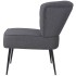 Sillón de cóctel tela gris