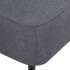 Sillón de cóctel tela gris