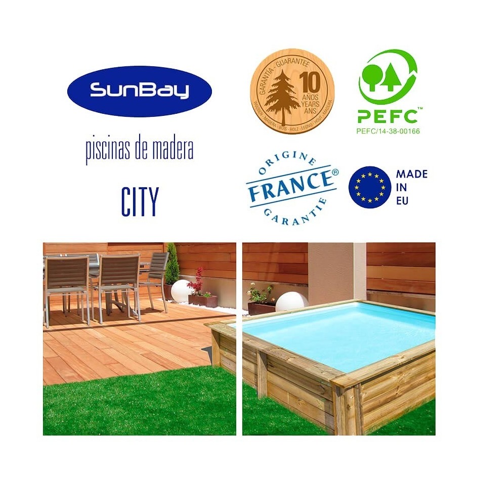 City Piscina cuadrada