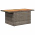 Set de muebles de jardín 6 pzas y cojines ratán sintético