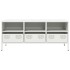 Mueble para TV acero laminado en frío blanco 101,5x39x43,5