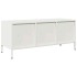 Mueble para TV acero laminado en frío blanco 101,5x39x43,5