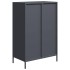 Aparador acero gris antracita 68x39x101,5