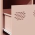 Mesa de centro acero laminado en frío rosa 101,5x50x43,5